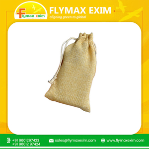 Mini Drawstring <b>Bag</b> Premium Quality <b>Natural</b> Jute <b>Bag</b> Gift <b>Bags</b> for Festivals Functions for Sale at Best Price - Product Image 6