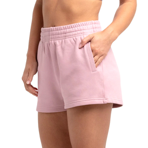 Color púrpura claro Buena calidad Servicio OEM Nueva llegada Out Door Wear Cómodo Diseño único Lady Running Shorts - Product Image 3