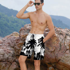 Pantalones cortos informales al por mayor cintura baja natación playa tallas grandes hombres playa pantalones cortos verano adultos nadar corto - Product Image 2