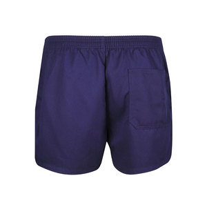 กางเกงขาสั้นรัดรูปเอวยางยืดสำหรับเล่นกีฬาแบบแห้งสุดเท่กางเกงออกกำลังกายแบบรัดรูปลายสีพื้นกางเกงวิ่งฤดูร้อน - Product Image 4