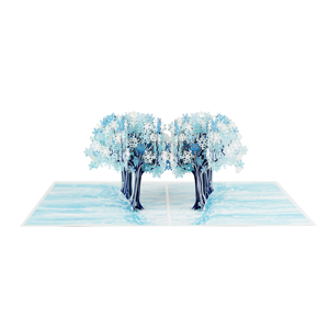 Artisanat Pop-up Arbre De Noël Carte De Voeux Nouveau Design Impression Offset Papier Carte-Cadeau Carte De Noël Cadeau - Product Image 3