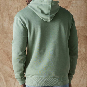 Fleece Quarter Zip Hoodie for Men Cotton Men's Hoodies Custom Sweatshirt With Hooded Mens Street Wear Hoodies - Product Image 2