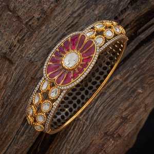 Kundan Kada Fashion Bangle 182272 Model - Product Image 1