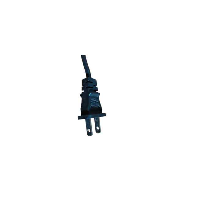 Button Cable with American Plug Black Color