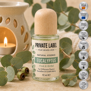 Esencia de Fragancia de Eucalipto de Marca Privada 12ml OEM |   Aceite Aromático para Quemadores y Humidificadores |   España UE - Product Image 1