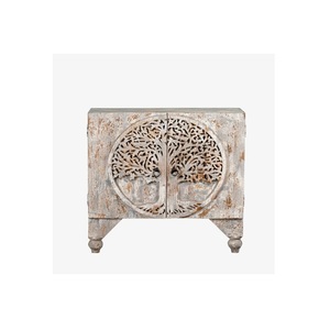 Amplio encanto tradicional gabinete de sala de estar de madera estantes extensibles puertas resistentes muebles funcionales para el hogar para atemporal - Product Image 1