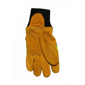 Guantes de cuero resistentes al fuego, resistentes al fuego, 5 cortes, resistentes a la temperatura, resistentes al agua y al fuego - Product Image 2