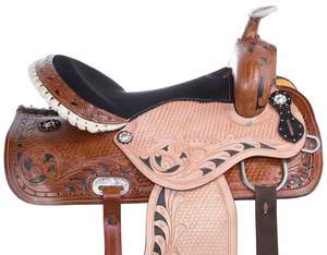 อานม้าขี่ม้าแบบอังกฤษสีน้ำตาลคุณภาพสูง ADEEFA สไตล์ตะวันตก ออกแบบอย่างชาญฉลาด ทำจากหนังแท้ ขนาดปรับแต่งได้ สำหรับการขี่ม้าเดรสสาจแบบอินเดีย - Product Image 1