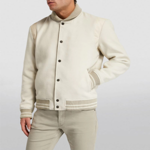 Veste universitaire de haute qualité et en tissu pour hommes de qualité supérieure vêtements d'extérieur en duvet pour l'hiver décontracté 2025 coupe ajustée - Product Image 2