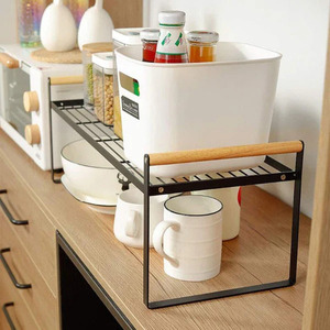 Compact Multi Purpose Spice Glass <b>Rack</b> Keep Your <b>Kitchen</b> Neat and Tidy Elegant Spice Glass <b>Rack</b> - Product Image 1