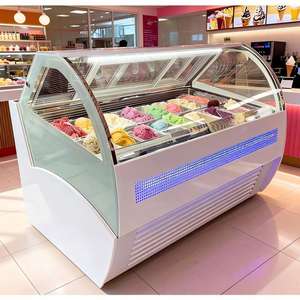 <span class=keywords><strong>Vitrina</strong></span> para <span class=keywords><strong>Postres</strong></span> Congelados con Parte Superior Abierta para un Servicio Rápido al Cliente - Product Image 1