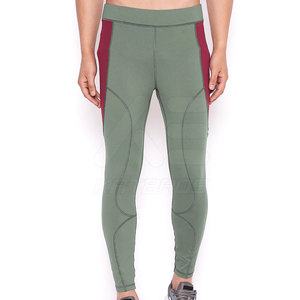 Legging de yoga pour homme à faible MOQ, longueur intégrale, en Spandex/Polyester, séchage rapide, respirant, confortable, dernière tendance, vente chaude, en gros - Product Image 1