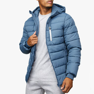 2025 Latest Comfortable and fashionable winter warm coat thick <b>outdoor</b> jacket customized hooded bubble puffer jacket For Men's - Product Image 2