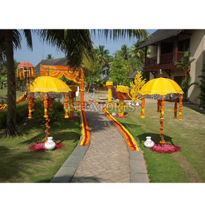 Moroccan Theme <b>Mehndi</b> Stage Marvelous <b>Mehndi</b> Ceremony <b>Decors</b> Maharani Sangeet Stage Setup - Product Image 4