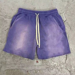 Shorts de Hombre al por Mayor, de Alta Calidad, Estilo Vintage, Lavado Ácido, 100% Algodón, Último Diseño, Personalizados, Cómodos, con Efecto Desgastado por el Sol - Product Image 1