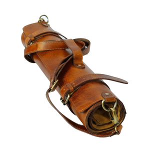 Sac de rangement pour couteaux en cuir de qualité supérieure avec un design durable, taille et couleur personnalisables pour les outils des chefs - Product Image 2