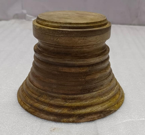 Juego de vajilla de vidrio de madera de mango tallado a mano, diseño nórdico Vintage personalizado, soporte de vela de Pilar Alto, casa de campo ecológica - Product Image 4