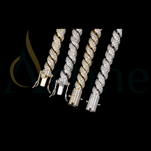 Collar de cadena unisex clásico con soporte para colgante en material plateado - Product Image 1