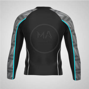 Venta al por mayor de alta fabricante superventas transpirable Rash Guard entrenamiento desgaste en línea venta Rash Guard - Product Image 3