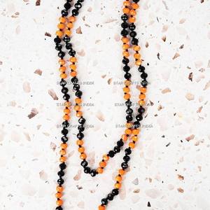 Perles de résine de couleurs personnalisées Artisan indien Produit de qualité supérieure Finition brillante ovale pour brins de bijoux de mariage pour cadeaux chrétiens - Product Image 3