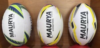 Ballon de rugby personnalisé Équipement sportif d'entraînement promotionnel fabriqué avec logo en caoutchouc directement de l'usine