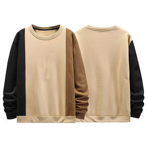 Invierno nuevos hombres sudaderas casuales algodón mezclado diseño personalizado tela transpirable diseño personalizado sudadera para hombres - Product Image 4