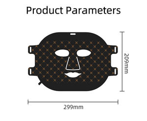 Shenzhen <span class=keywords><strong>Saidi</strong></span> infrarrojo rojo LED terapia de luz máscara facial fotón máscara facial para uso doméstico - Product Image 5