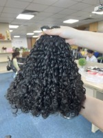 Vente en gros Extension de cheveux humains birmans bouclés itip Micro link I Tip Extensions de cheveux bouclés pour femmes noires