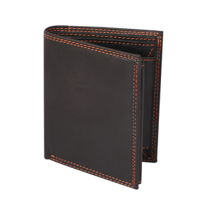 Người đàn ông của tri-gấp da ví với mở đóng cửa và RFID tính năng cao cấp polyester lót phụ kiện - Product Image 5