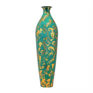 Maceta de hierro redonda moderna, elegante jarrón de suelo con esmalte, decoración de boda para el hogar y ocasiones especiales - Product Image 2