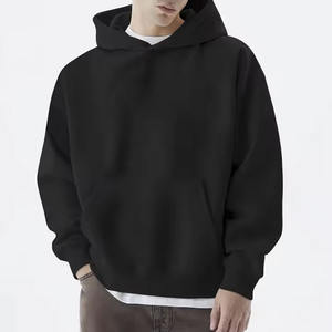เสื้อมีฮู้ดผ้าฟลีซผ้าฝ้ายออร์แกนิกสำหรับผู้ชายเสื้อแบบสวมศีรษะแนวสตรีทแวร์เสื้อฮู้ดผ้าคอตตอน100% ออกแบบได้ตามต้องการ - Product Image 1