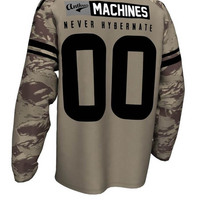 Maillots rembourrés de paintball 2024 - Maillots personnalisés OEM en polyester respirant sublimé - Vente en gros au Pakistan pour les jeux de tir en plein air