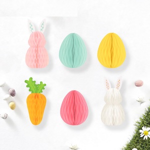 Œufs <span class=keywords><strong>de</strong></span> Pâques en papier nid d'abeille pour suspendre, décoration <span class=keywords><strong>de</strong></span> <span class=keywords><strong>lapin</strong></span> <span class=keywords><strong>de</strong></span> Pâques, décoration <span class=keywords><strong>de</strong></span> Pâques en plein air, décoration <span class=keywords><strong>de</strong></span> fête - Product Image 1