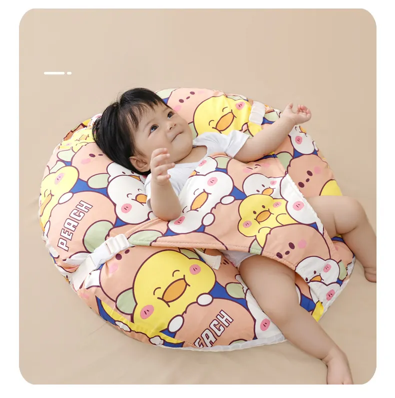 Bantal menyusui asli, bantal menyusui ergonomis, kuat, serat hipoalergenik, dapat dilepas