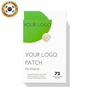 แผ่นแปะสิวไฮโดรคอลลอยด์เกาหลี OEM ฉลากส่วนตัวสติกเกอร์รักษาผิวที่มองไม่เห็นขายส่ง - Product Image 1