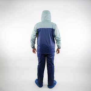 Girls XL Size <b>Waterproof</b> Nylon PVC Raincoat Set Simple Style for Fishing Riding and Travel with Custom Logo Printable Pattern - Product Image 4