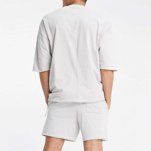 New Arrival Shorts <b>Set</b> For <b>Men</b> <b>2</b> <b>Piece</b> Summer Wear T-Shirt With Shorts Drawstring Closure Style Quick Dry Cotton Fabric 2026 - Product Image 6