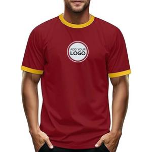 T-shirt à col rond oversize en coton pour homme - Product Image 4