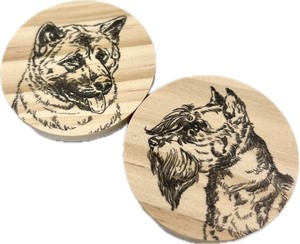 Soporte de Madera Personalizado para Teléfono – Diseño Artesanal de Perro y Gato, Base y Agarre para Smartphone para Escritorio - Product Image 2