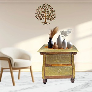 Premium Wooden Bed <b>Corner</b> Table Nightstand Elegant Stylish Bedroom Accessory Handcrafted Durable Furniture - Product Image 2