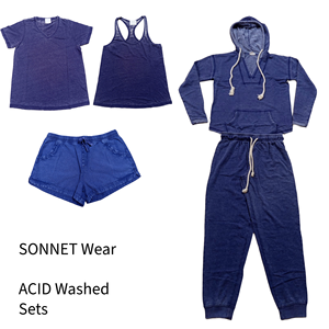 Ensemble de survêtement décontracté unisexe en maille imprimée délavée à l'acide, 2 ou 4 pièces, avec sweat à capuche et pantalon de jogging - Product Image 5