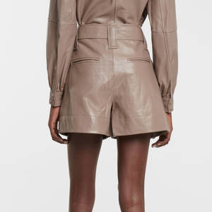 Shorts en cuir décontractés pour tous les jours, respirants, légers, écologiques, look classique, confort, construction solide, toucher de tissu doux - Product Image 6