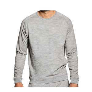Sudadera de algodón de alta calidad Sudadera de algodón orgánico de peso pesado Logotipo personalizado Sudadera de cuello redondo de gran tamaño en blanco - Product Image 3
