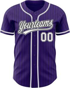 Jersey de Béisbol Juvenil botón completo personalizado sublimado Softball uniforme equipo aparejos sarga nombre Número bordado transpirable - Product Image 2