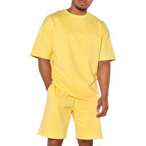 Ensemble de shorts d'entraînement d'été et de t-shirts de jogging personnalisés pour hommes Style décontracté respirant avec propres options de conception - Product Image 1