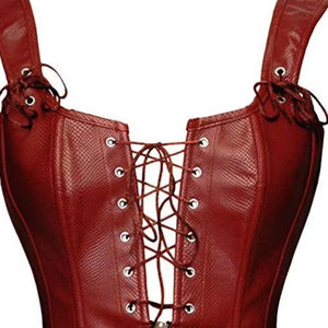 Corset en cuir véritable Parfait pour l'entraînement à la taille et le style Vegan Edgy Chic et sans cruauté Élégance intemporelle pour toute occasion - Product Image 1