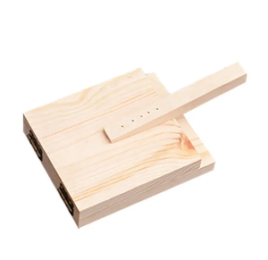 Herramienta para hornear madera Prensador de masa Diseño de grabado de madera para Navidad y uso hecho a mano para producto pulido brillante - Product Image 4