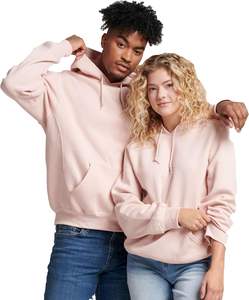 Chándal con capucha y cremallera para hombre, traje de dos piezas de lana pesada, conjunto de pantalones y Sudadera con capucha, ropa de invierno de algodón con logotipo personalizado - Product Image 1