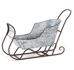 Excellent Metal Christmas <b>Sleigh</b> for Table Top Decor 2025 Best Quality Iron Wire <b>Santa</b> <b>Sleigh</b> for Christmas Gifts & Decorations - Product Image 2