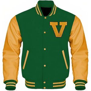 New Arrival Trending best quality Factory-Made Custom Long-Sleeve Embroidered Varsity Jackets for Men 100% Cotton - Product Image 1